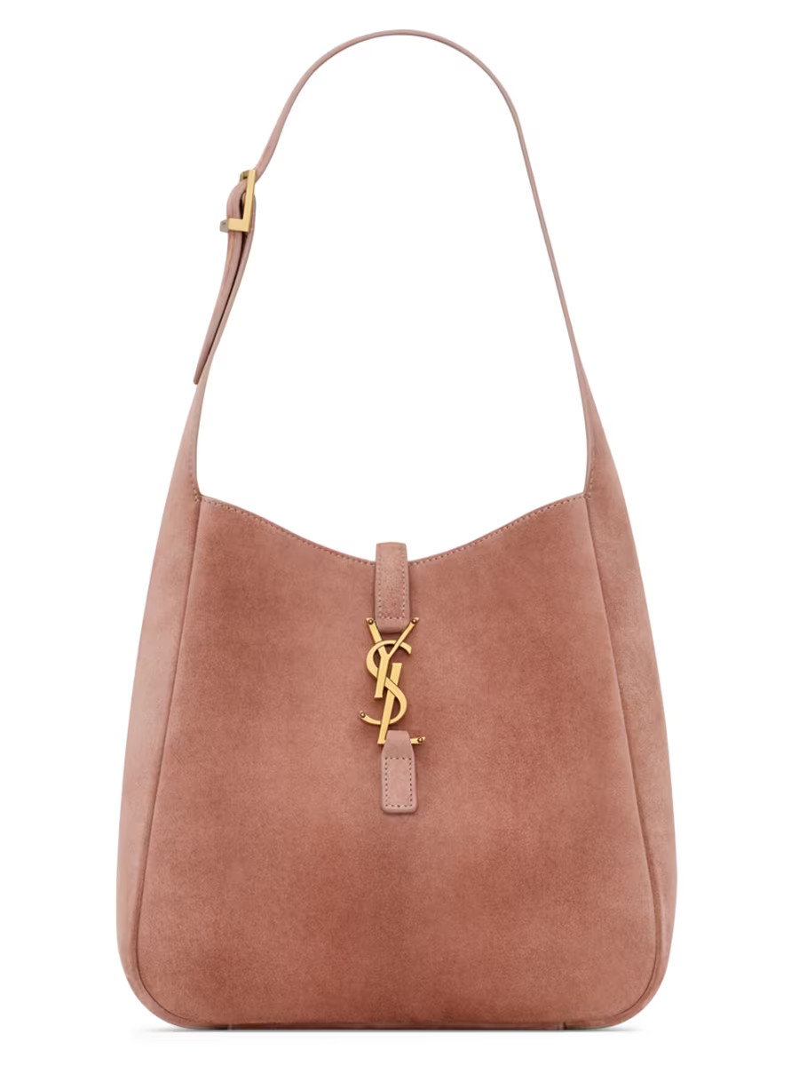 Shop Saint Laurent Le 5 a 7 Supple Small Shoulder Bag in Suede | Saks Fifth Avenue | Saks Fifth Avenue