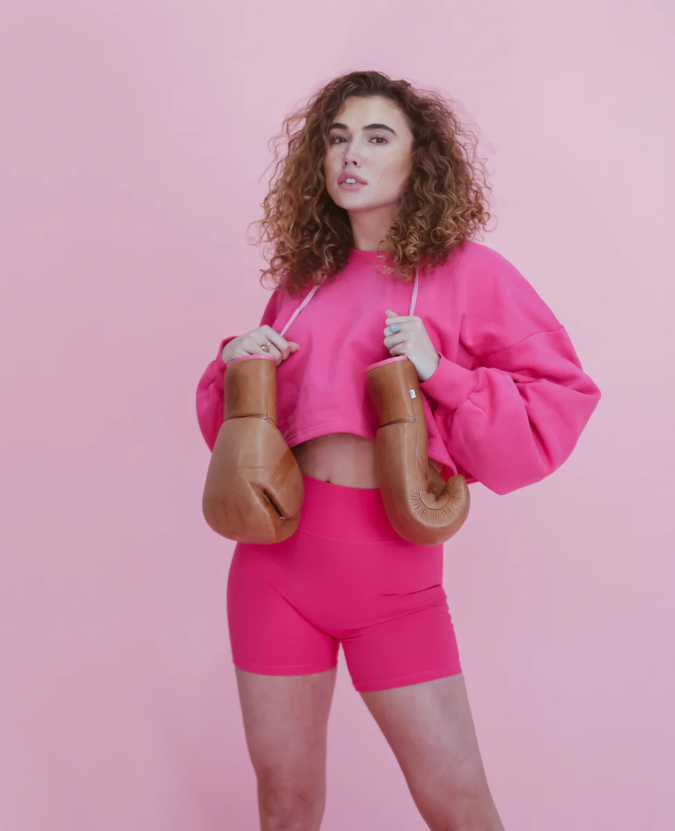 High Rise NFS Biker Short - Pink Panther | Cara Loren Active