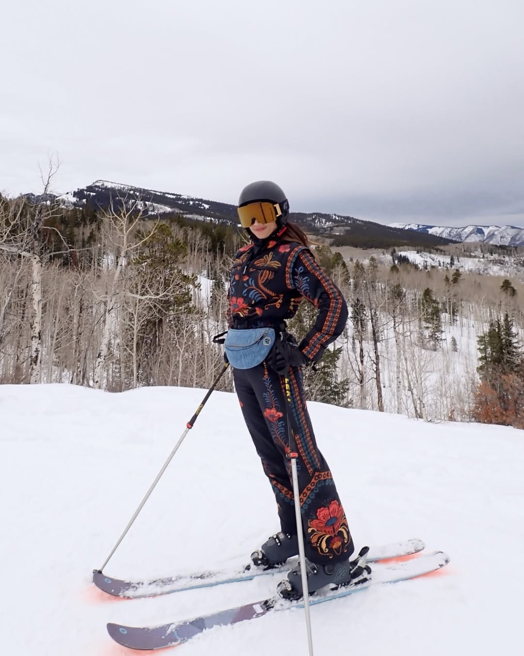 Back to the bunny slopes✌🏽 third day skiing after a year of rehab on my torn ACL… I worked hard to get back on the mountain but of course took it easy… thanks to Matt and all my friends for bringing it back to buttermilk with me 🫶🏽

#LTKootd #LTKdayinmylife #LTKActive