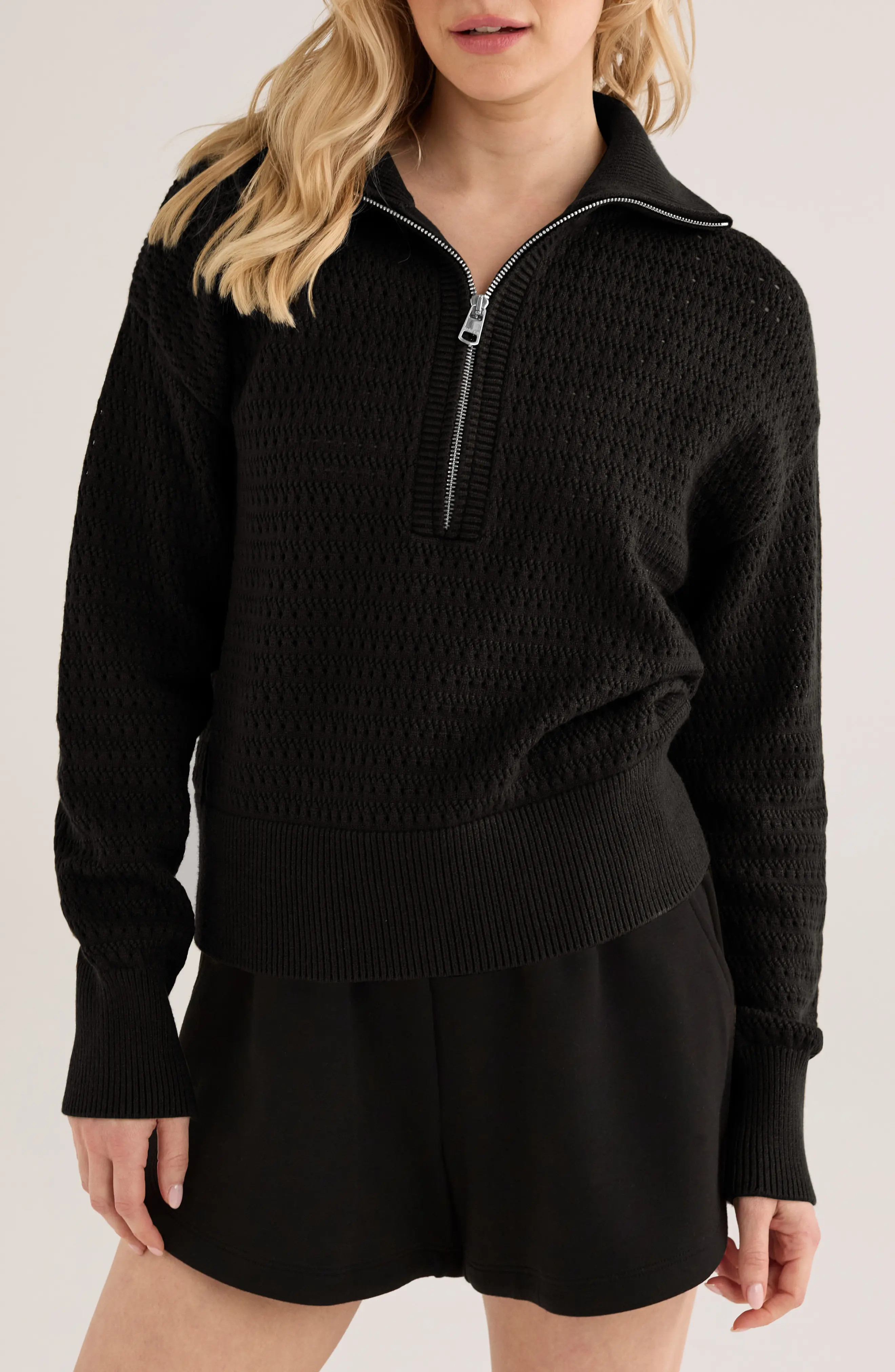 Darla Half Zip Sweater (Women) | Nordstrom | Nordstrom