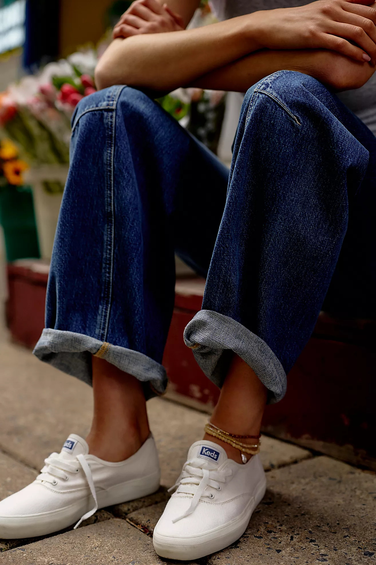 Keds Champion Gender-Neutral Canvas Lace-Up Sneakers | Free People (Global - UK&FR Excluded)