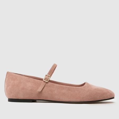 Womens Pink schuh Lyra Mary Jane Ballerina Flat Shoes | schuh | Schuh