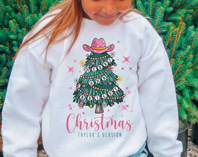 Merry Swiftmas Adult Sweatshirt, Cute Christmas Sweatshirt, Cozy Christmas Sweatshirt, Christmas ... | Etsy (US)