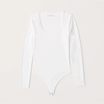Women's Long-Sleeve Seamless Bodysuit | Women's New Arrivals | Abercrombie.com | Abercrombie & Fitch (US)