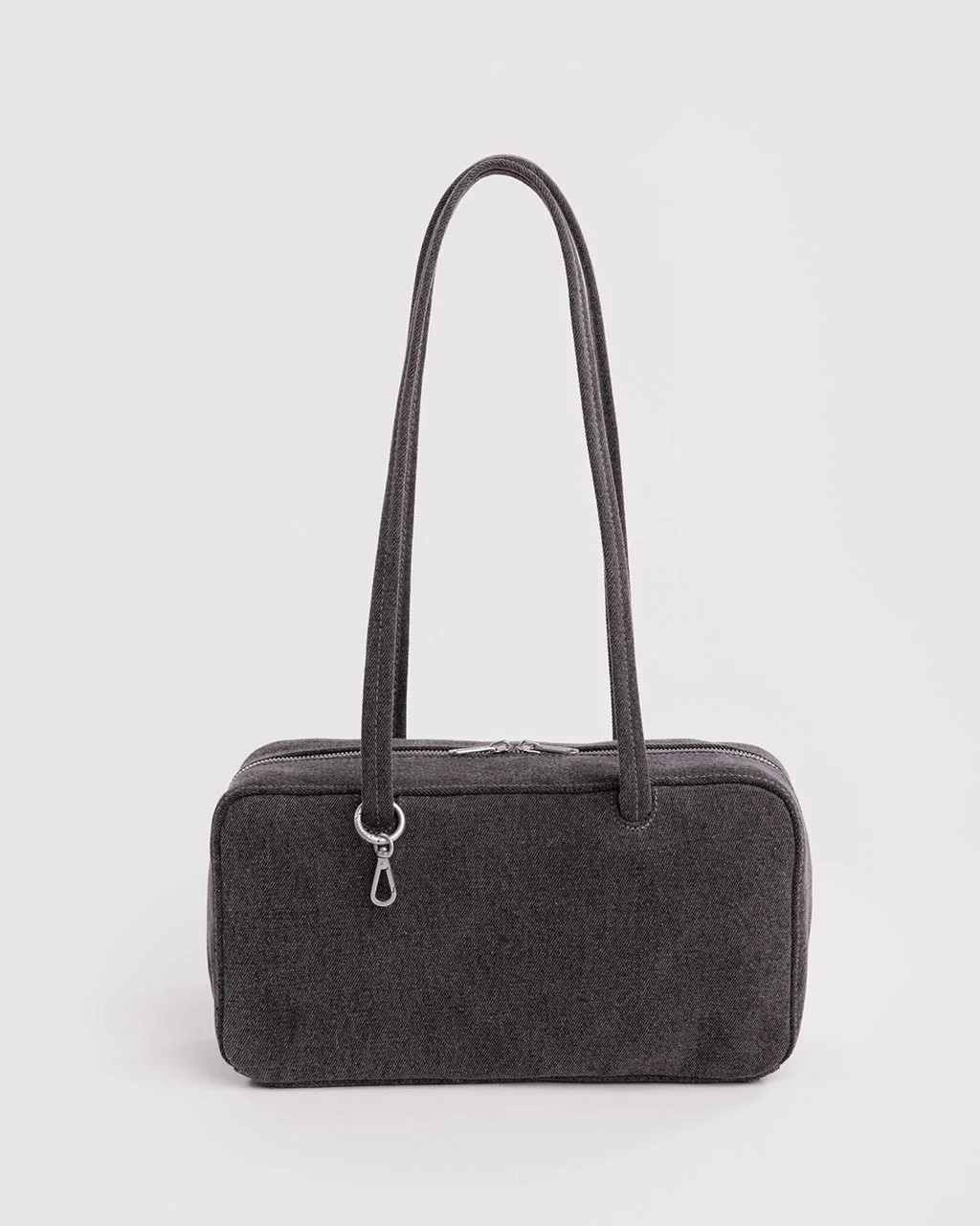Denim Bowler Bag - Washed Black Denim | ban.do
