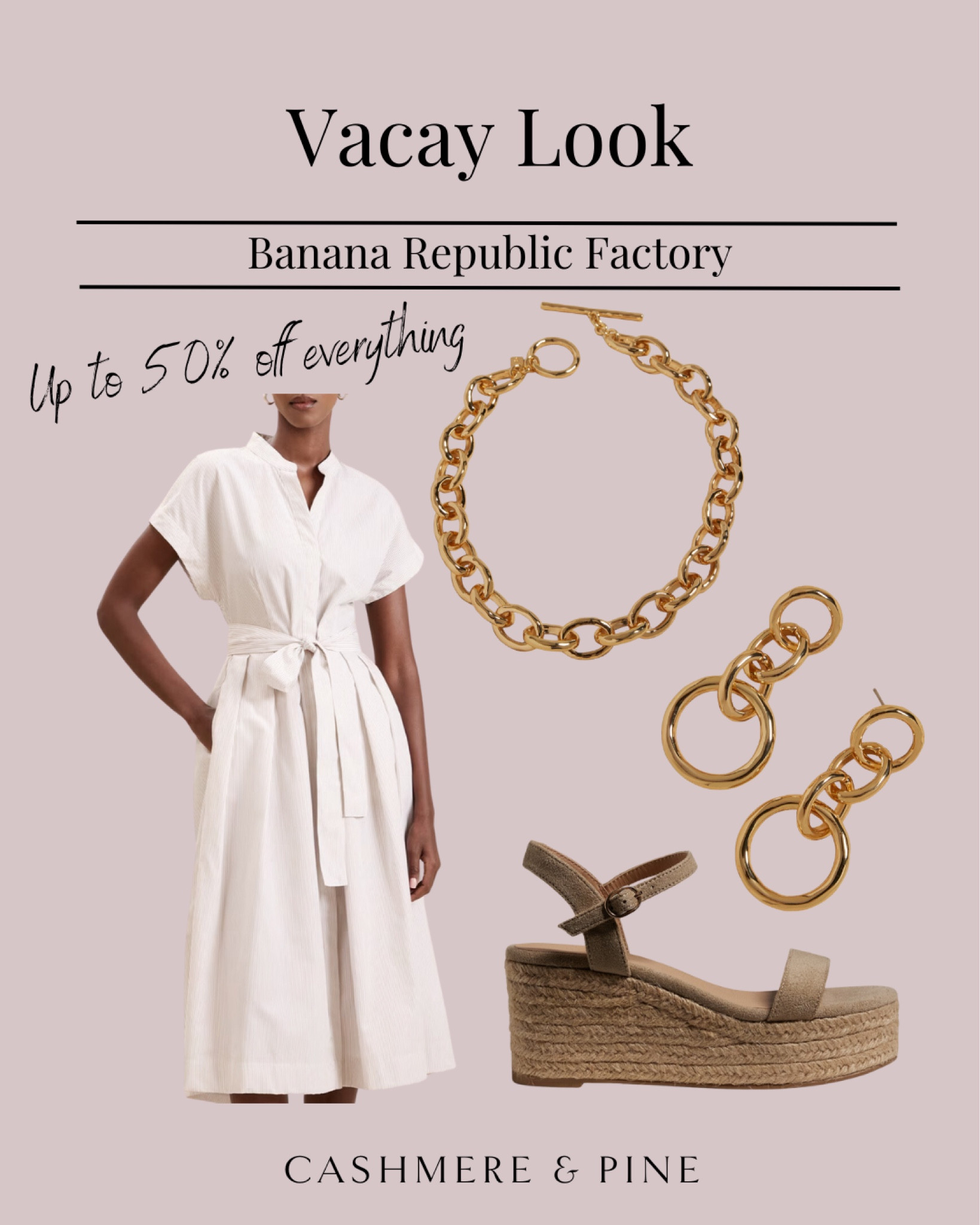 Vacay look!! Shop now at Banana Republic Factory with up to 50% off!!

#LTKsalealert #LTKSeasonal #LTKstyletip