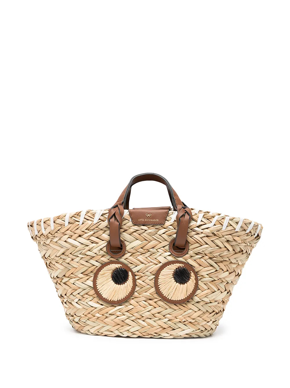 Anya Hindmarch Eyes Seagrass Straw Bag - Farfetch | Farfetch Global