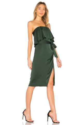 Lovers and Friends Violet Midi in Emerald from Revolve.com | Revolve Clothing (Global)