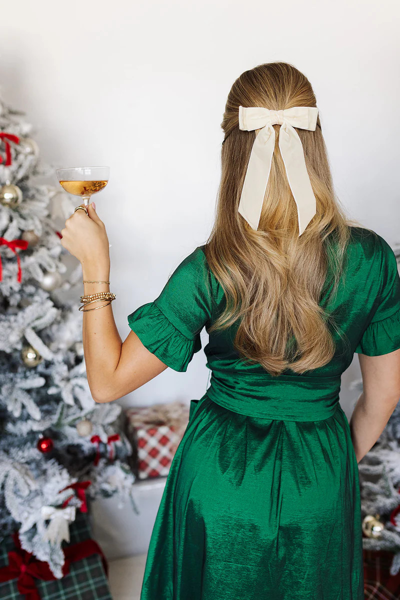 The Perfect Present Hair Bow - Ivory | The Impeccable Pig