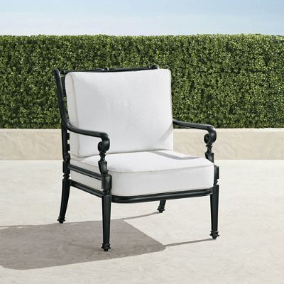 Carlisle Lounge Chair with Cushions in Onyx Finish | Frontgate | Frontgate