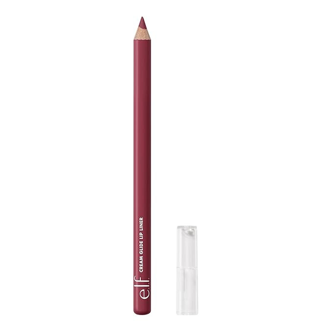 e.l.f. Cream Glide Lip Liner, Highly-Pigmented Pencil For Shaping & Sculpting Lips, Semi-Matte Fi... | Amazon (US)