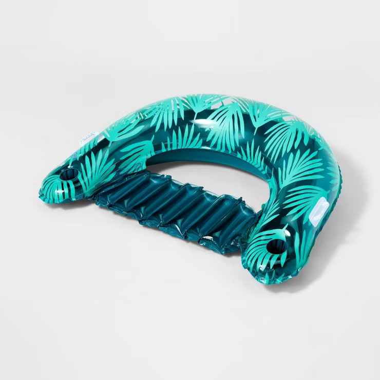 Palm Chill Out Pool Lounge Green - Sun Squad™ | Target