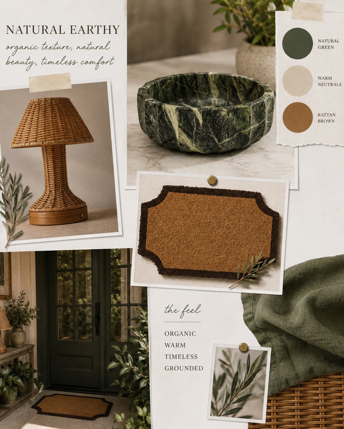 I try and make my home feel more curated vs big store bought but these items are SO GOOD!! This heritage doormat feels like frontgate, the wicker lamp is so cute and I feel like it works for summer and fall with its warm wicker color. The green marble catch all I use for collecting matches when I light my candles.

#LTKSeasonal #LTKHome #LTKdayinmylife
