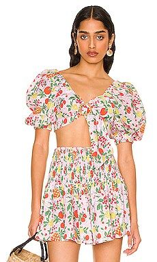 Place Nationale L'aubisque Top in Pink Tropical Fruit from Revolve.com | Revolve Clothing (Global)