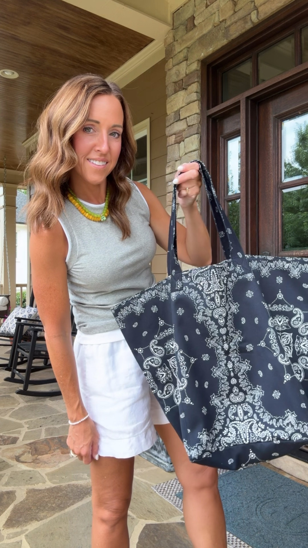 Bandana print bag under $100. Bandana tote. Summer tote bag.

#LTKootd #LTKSeasonal