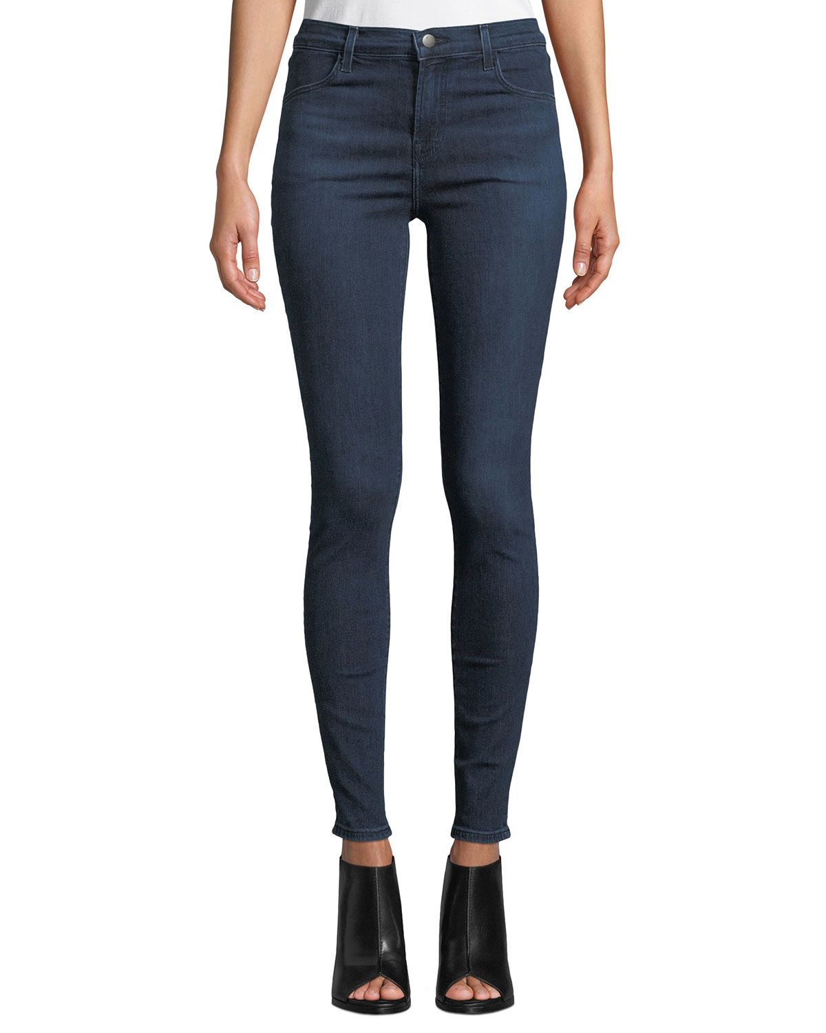 Maria High-Rise Skinny Ankle Jeans | Neiman Marcus