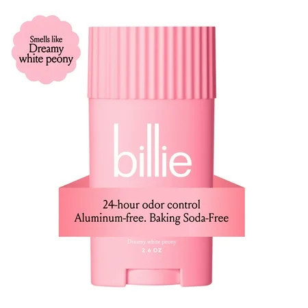 Billie All Day Women's Deodorant Stick, Cotton Cloud Scent, Aluminum Free, 2.6 oz | Walmart (US)