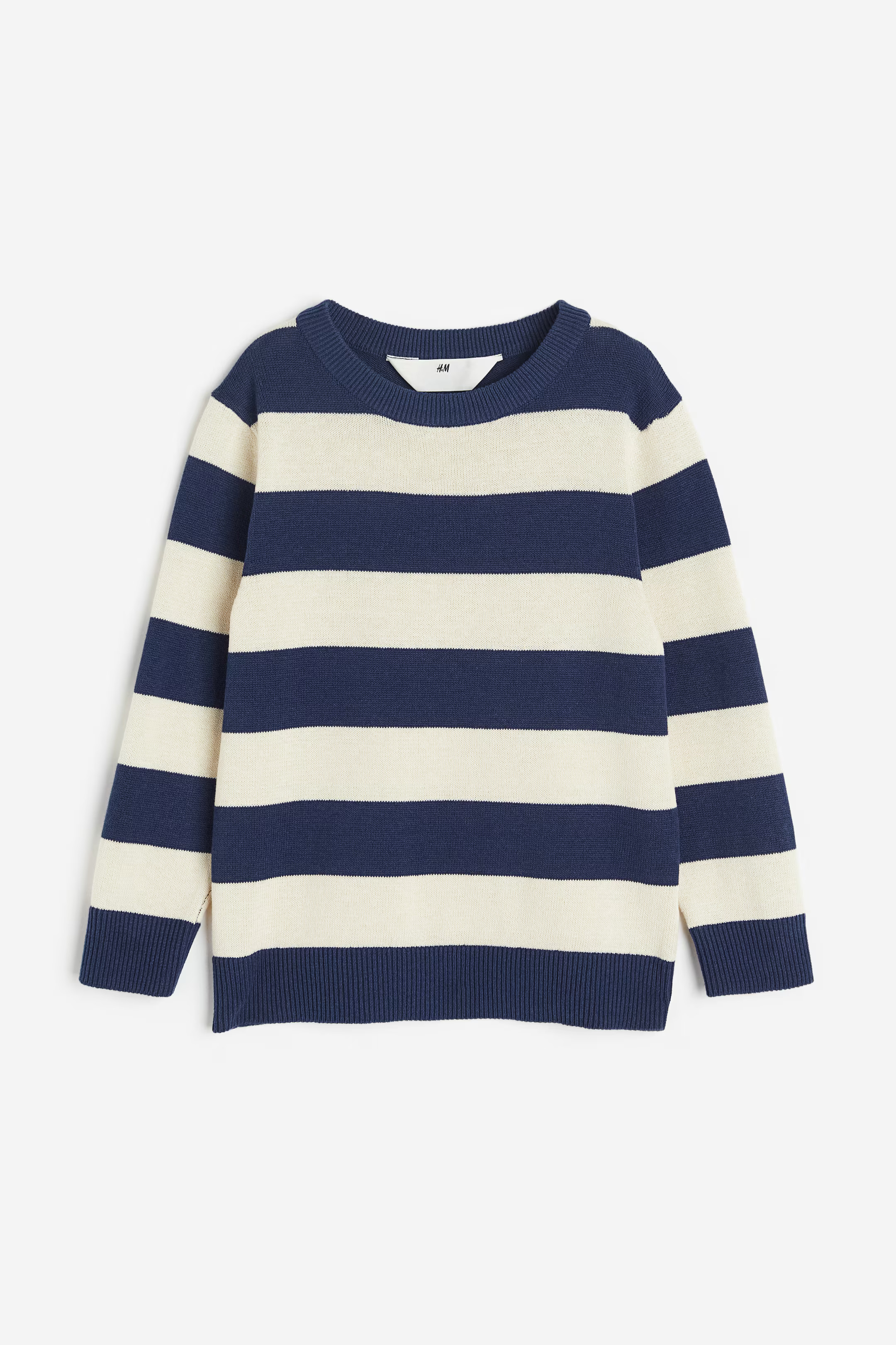 Jacquard-knit Cotton Sweater | H&M (US + CA)