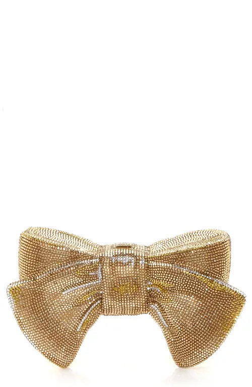 JUDITH LEIBER COUTURE Bow Clutch in Gold at Nordstrom | Nordstrom