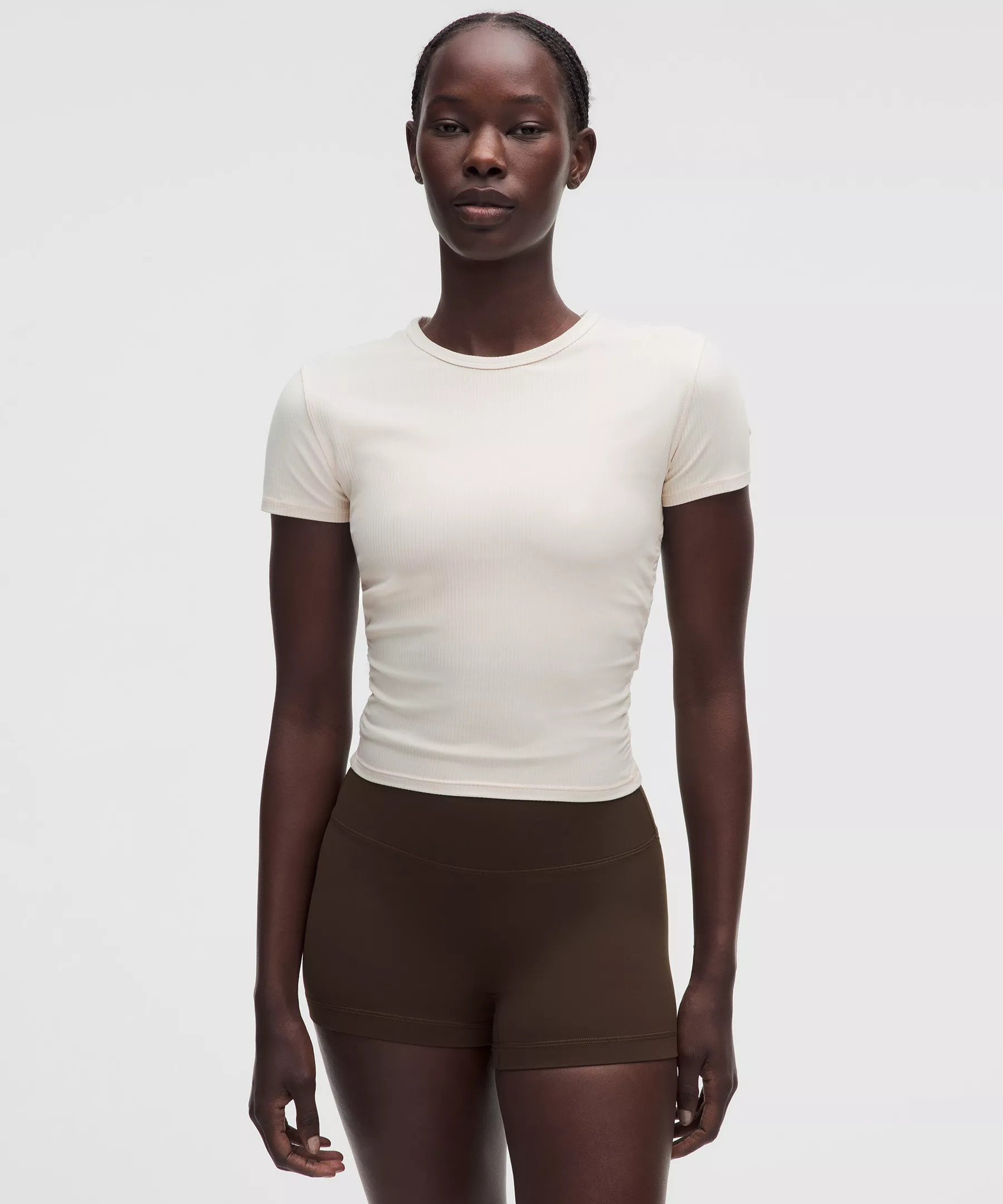 All It Takes Ribbed Keyhole Short-Sleeve Shirt | Lululemon (US)