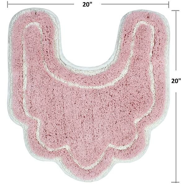 Home Weavers Allure Collection Absorbent Cotton, Machine Washable and Dry Bath Rugs | Bed Bath & Beyond