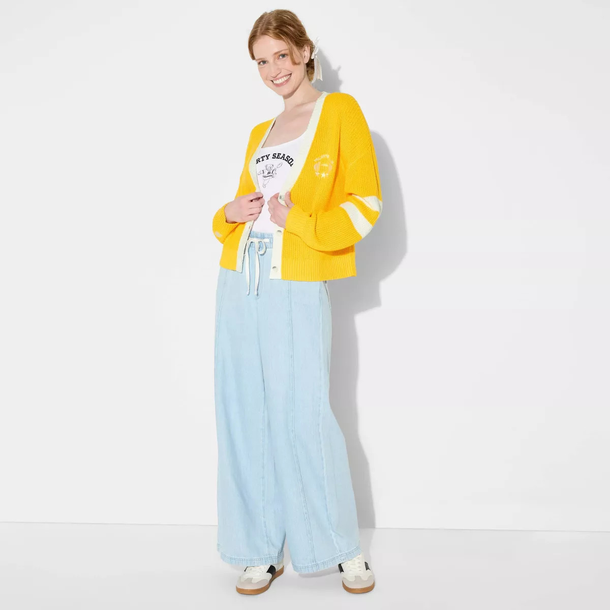 Women's Game Day V-Neck Button-Front Cardigan - Wild Fable™ Maroon M | Target