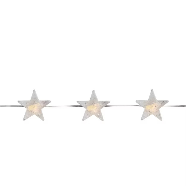 Northlight 20ct Star LED Micro Fairy Christmas Lights Warm White - 6' Copper Wire | Target