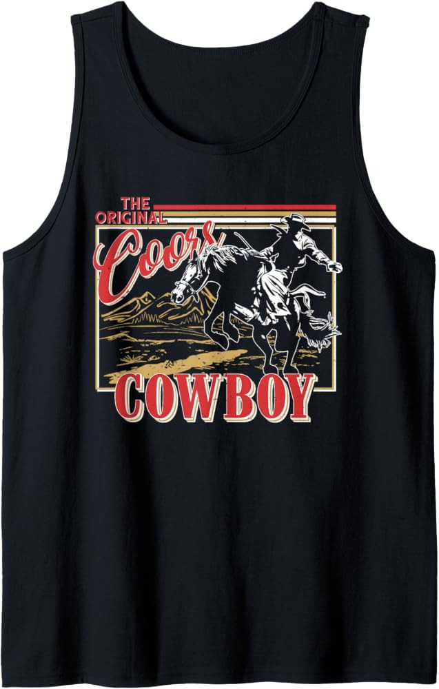 Western Country Music Cowhide Riding Coor Cowboy Tank Top | Amazon (US)
