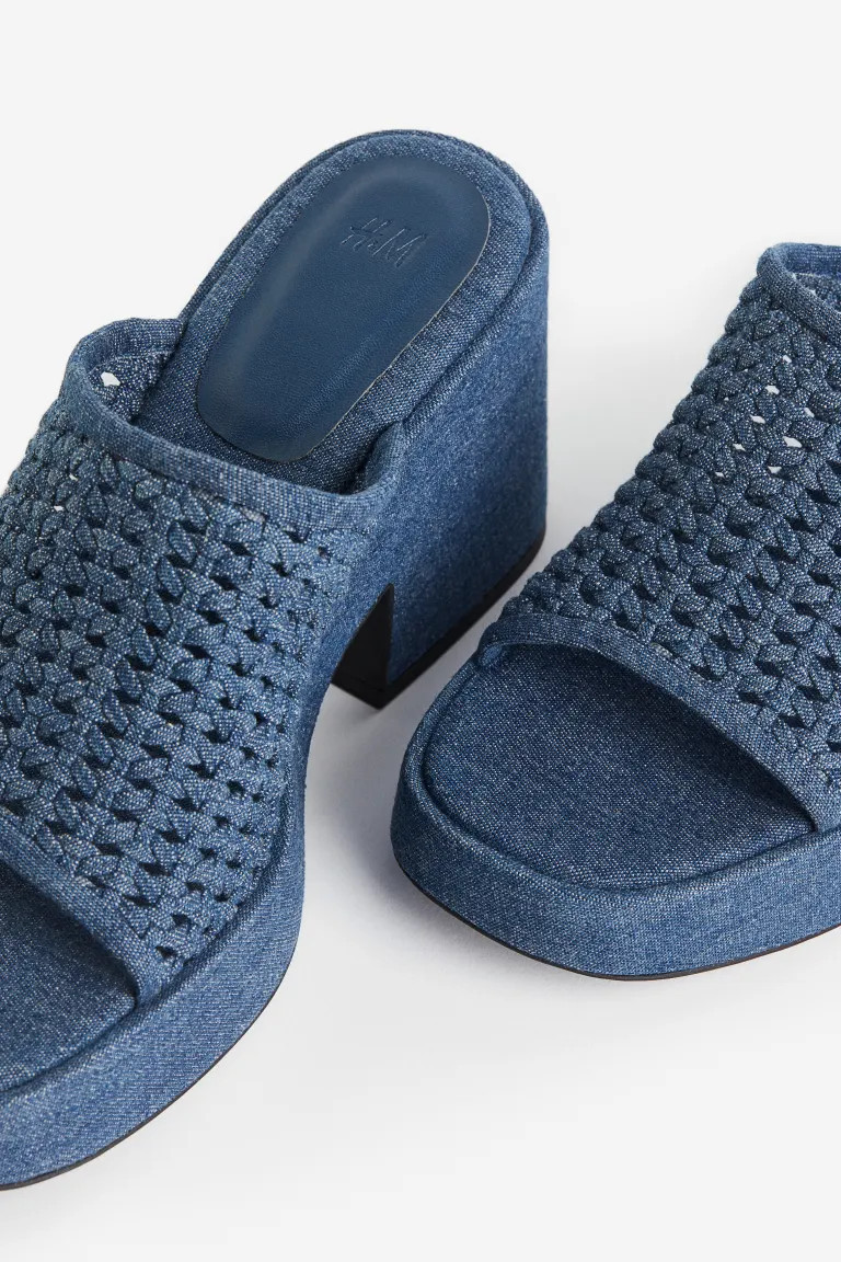 Heeled Platform Sandals | H&M (US + CA)