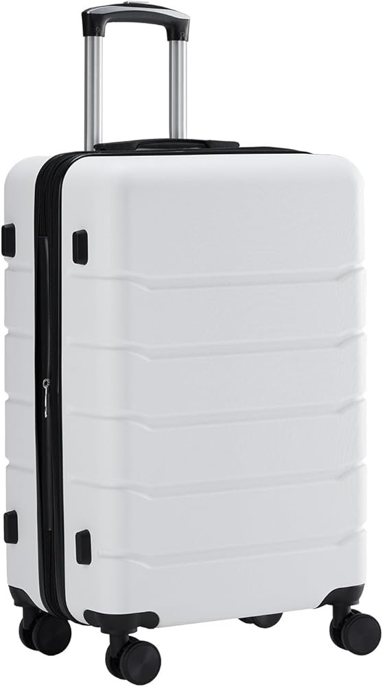 Sweetcrispy Carry on Luggage, Hard Shell ABS Suitcase with Double Spinner Wheels, Lightweight Exp... | Amazon (US)