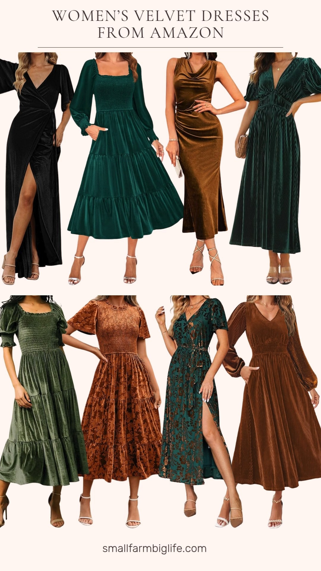 Velvet season is here 💫 These women’s velvet dresses from Amazon are made for holiday parties and special occasions. From soft jewel tones to classic silhouettes, these luxe pieces are both elegant and timeless. Perfect for your next festive night out or winter celebration! 

 #LTKOver40 #LTKParties #LTKFindsUnder50
