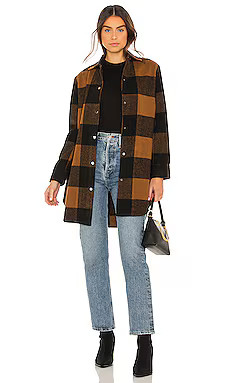 Steve Madden Eldridge Coat in Cognac from Revolve.com | Revolve Clothing (Global)