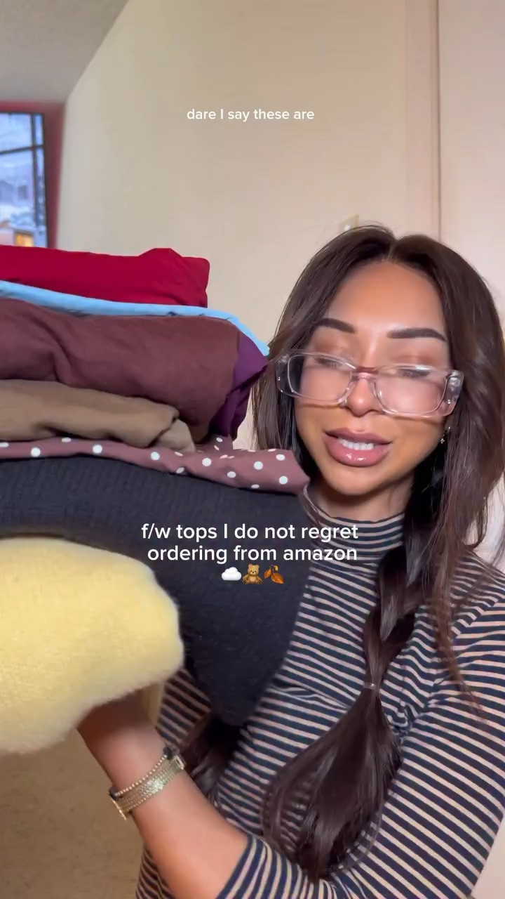 fall winter tops I do not regret ordering from amazon 🫡🧸🍂☁️ everything is in my sf under “F/W Fashion Finds” 🤍 #amazonfashionfinds #amazonfallfashion

|| amazon fashion finds, fall fashion amazon, aesthetic amazon fashion, trendy amazon fashion, fall tops from amazon, amazon fall tops, amazon long sleeves 