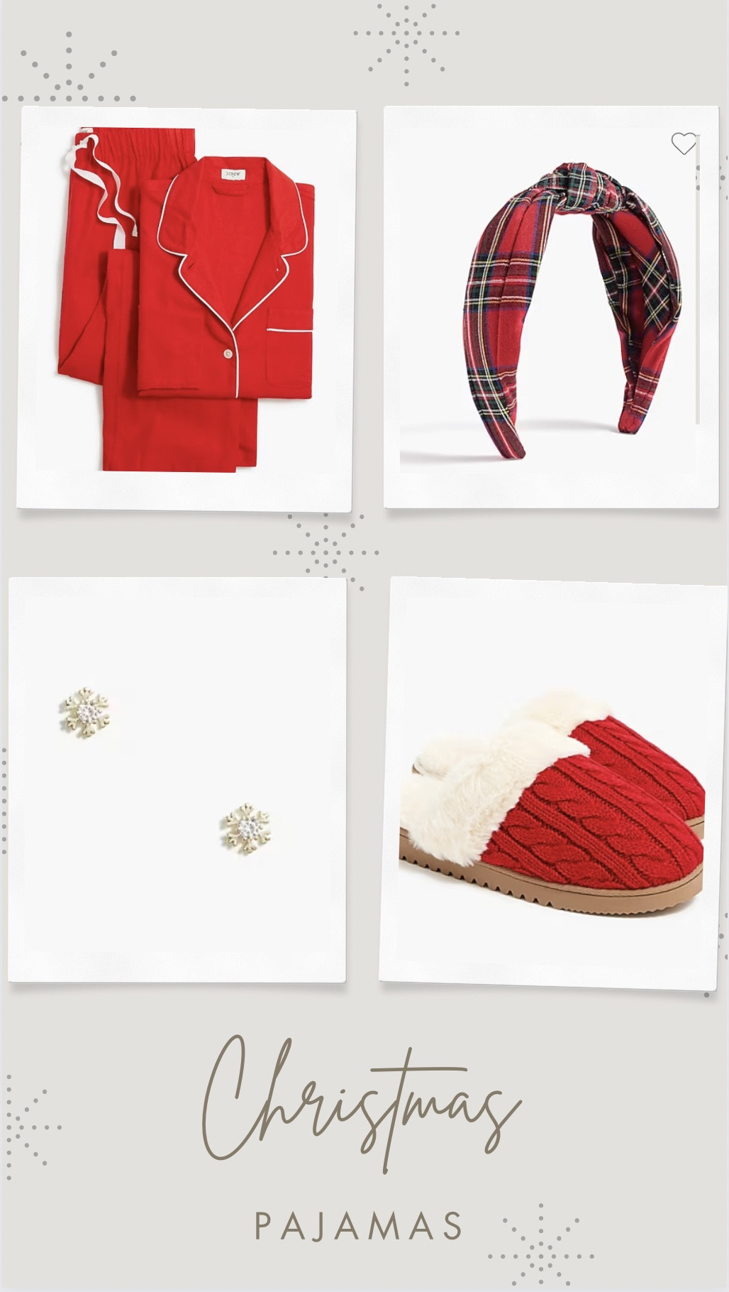 Jcrew factory Christmas pajamas 

#LTKHoliday #LTKGiftGuide #LTKSeasonal