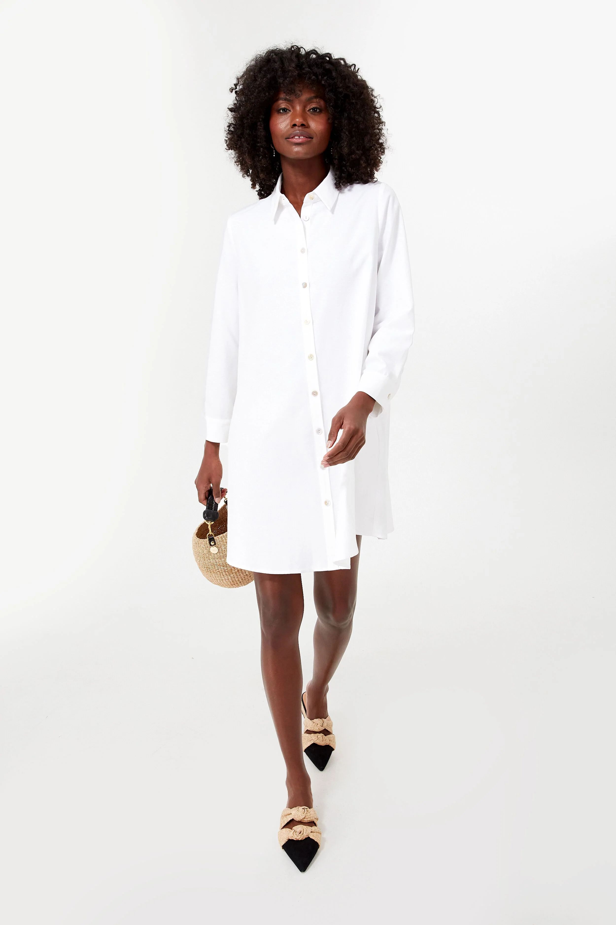 White Harris Shirt Dress | Tuckernuck (US)