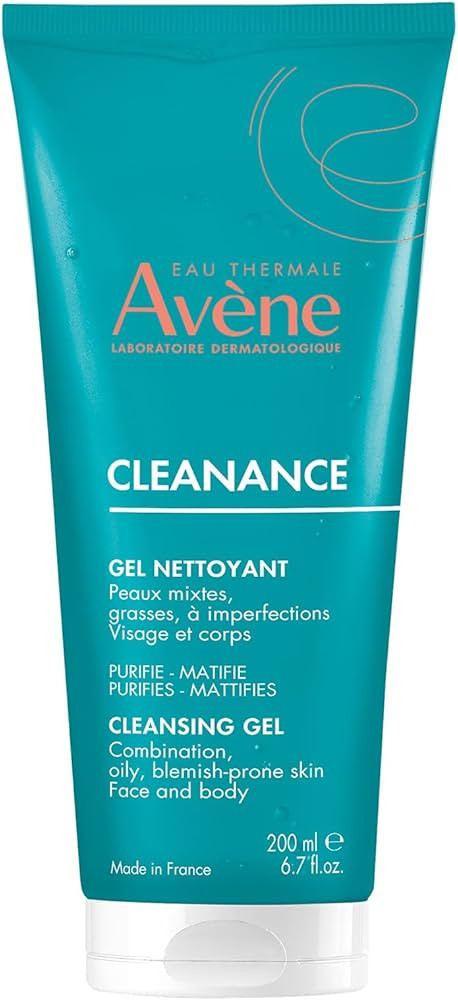 Avène Cleanance Cleansing Gel Soap Free Cleanser for Acne Prone, Oily, Face & Body, Alcohol-Free | Amazon (US)