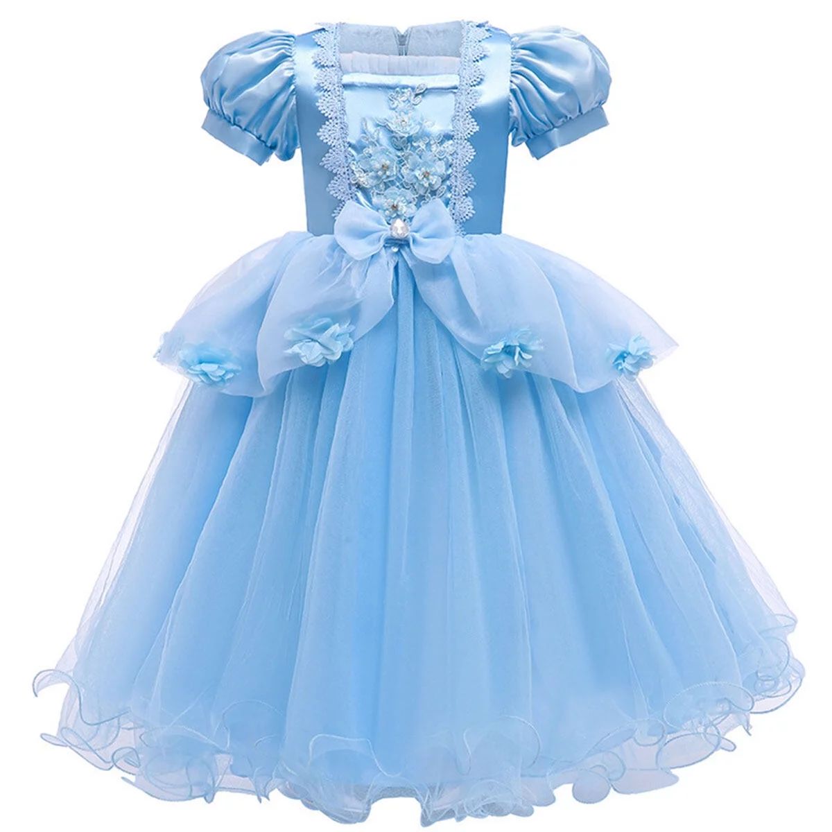 HAWEE Girls Princess Cinderella Costumes Halloween Dress Up Fancy Gown for Cosplay Party | Walmart (US)