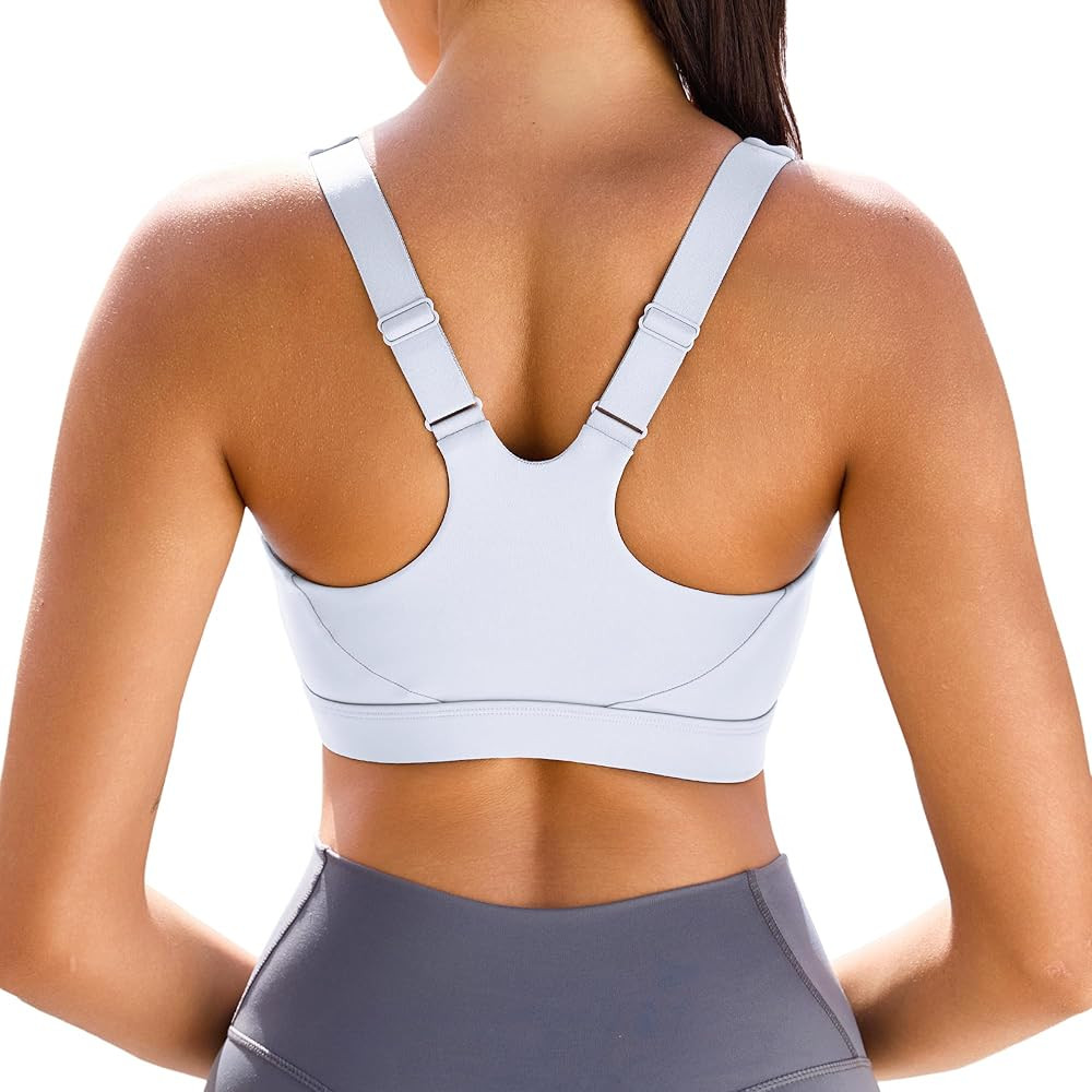 Adjustable Sports Bras for Women High Impact Sports Bras Padded Racerback High Support Bras Worko... | Amazon (US)