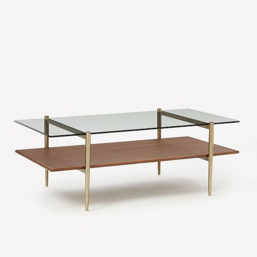 Mid-Century Art Display Coffee Table (46"&ndash;52") | West Elm (US)