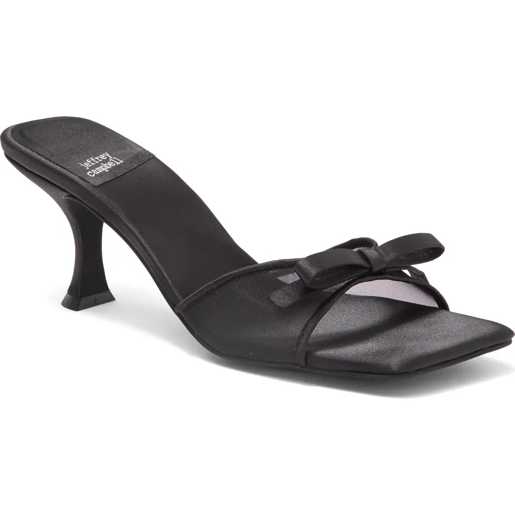 Jeffrey Campbell Sweet On U Kitten Heel Slide Sandal in Bkmsh Cmbo at Nordstrom Rack, Size 11 | Nordstrom Rack