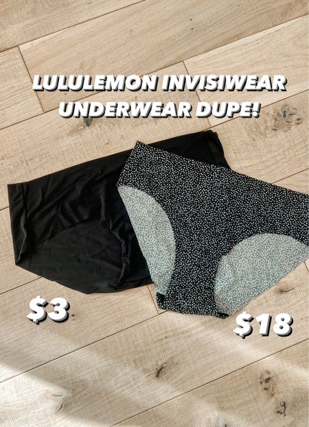 I found the best dupe for the LULULEMON INVISIWEAR underwear! These are from Target and feel almost identical. Plus completely line free in leggings!! 

#LTKunder50 #LTKfit #LTKstyletip