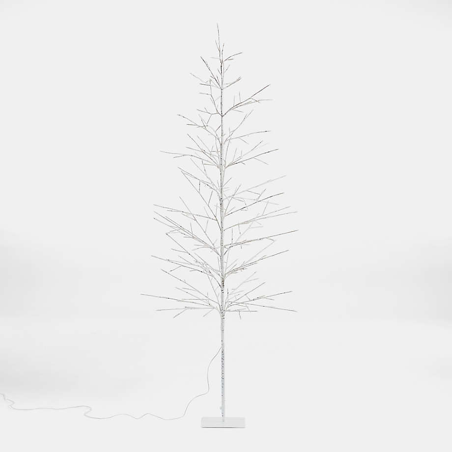 LED 7 ' Birch Tree Statuesque Faux Decor Crate & Barrel Home Decor Finds Crate & Barrel Favorites | Crate & Barrel