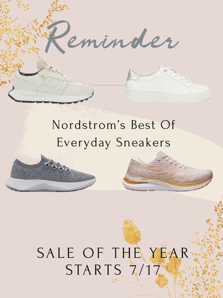GET INSPIRED! 2 more days until the highly anticipated #NordstromAnniversarySale officially starts for everyone! Start getting #inspired with these four #tennis #shoes that are #inmycart and ready to be #purchased come 7/17! 

#LTKsalealert #LTKshoecrush #LTKxNSale
