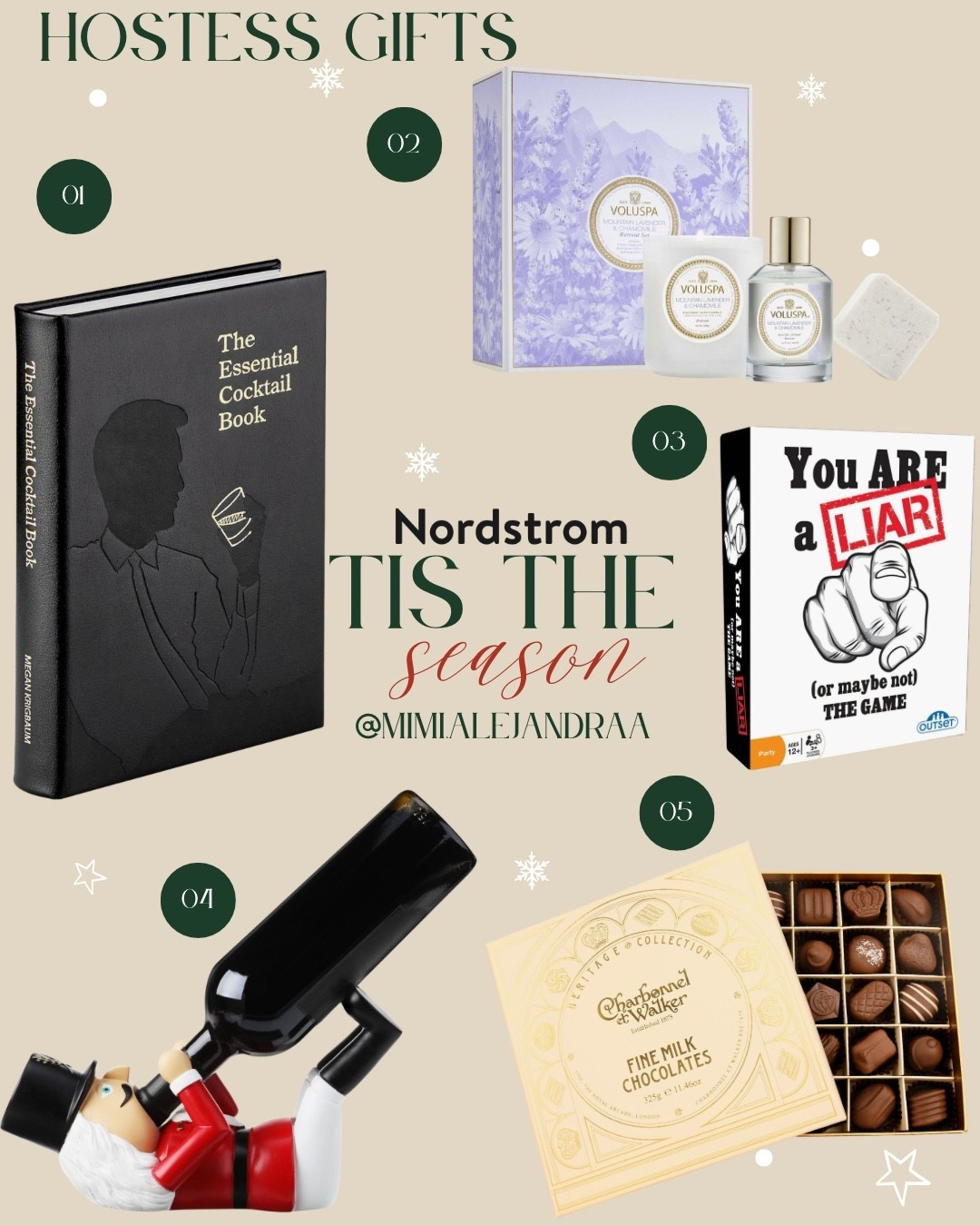 Christmas Decor hostess edition 
Best gifts for the hostess 
1 coffee table book
2 scented candle 
3 party game
4 chocolates 
5 wine accessories 

#LTKGiftGuide #LTKHoliday #LTKParties