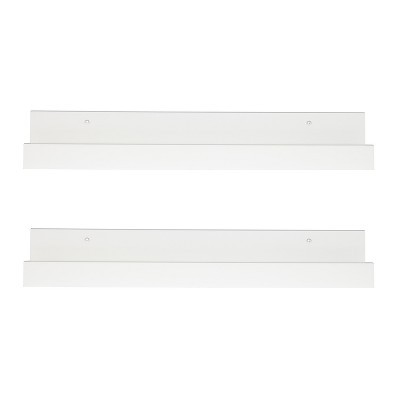 Decorative Wall Shelf Set of 2 - White | Target