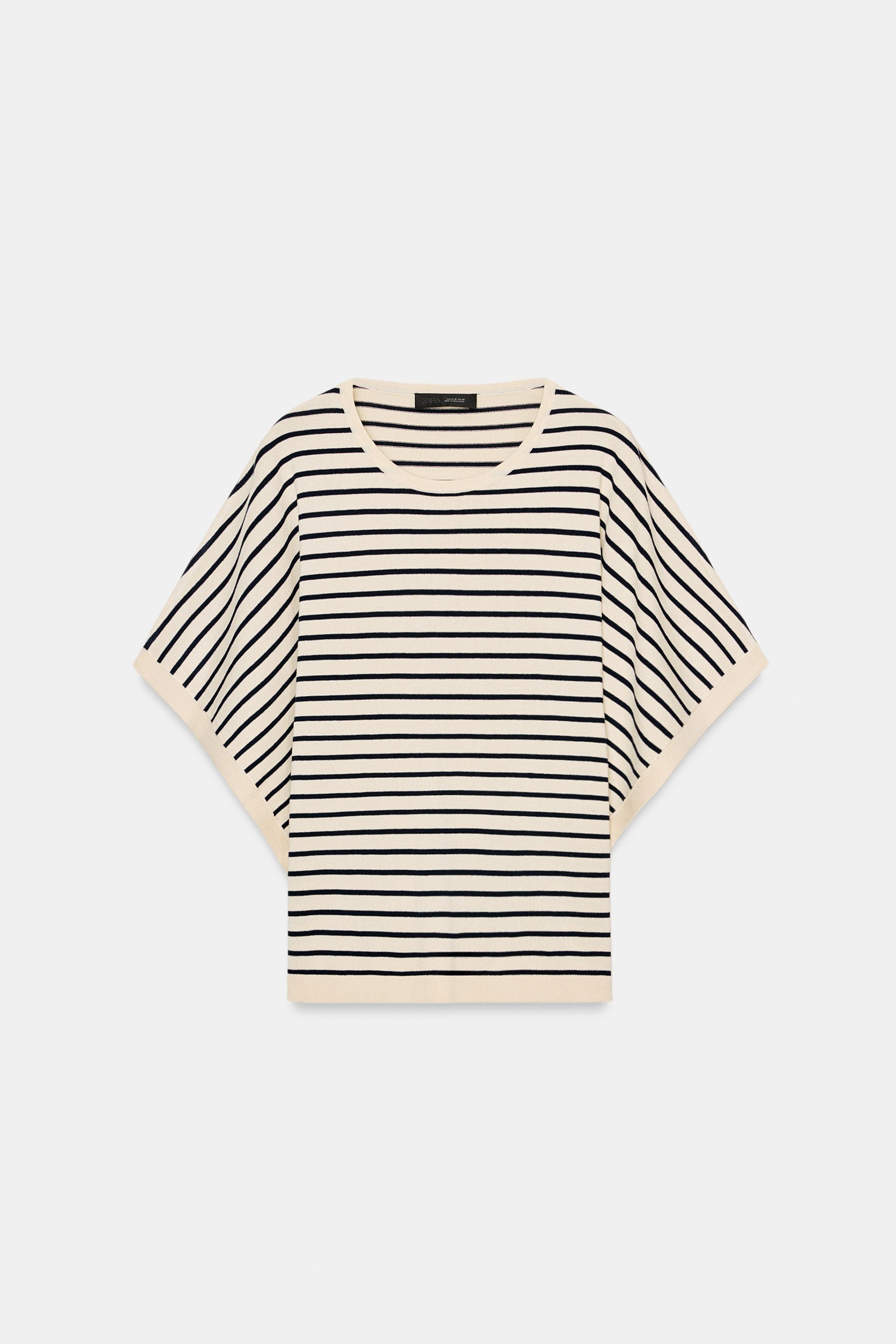 WIDE SLEEVE KNIT TOP | Zara US