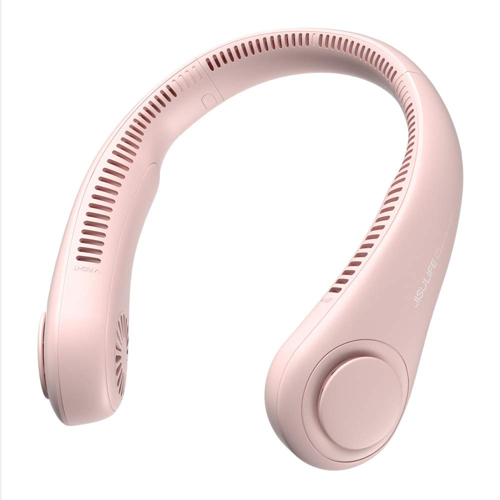 JISULIFE Portable Neck Fan, Hands-Free Bladeless, 5 Speeds, 4000 mAh Battery Operated Wearable Pe... | Amazon (US)