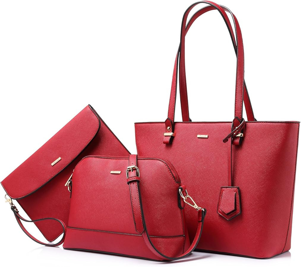 LOVEVOOK Handbags for Women Shoulder Bags Tote Satchel Hobo 3pcs Purse Set | Amazon (CA)