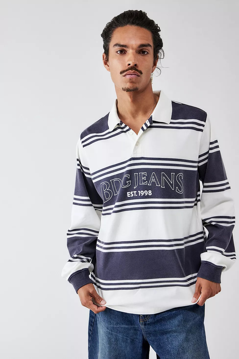 BDG Stripe Rugby Shirt | Urban Outfitters (EU)