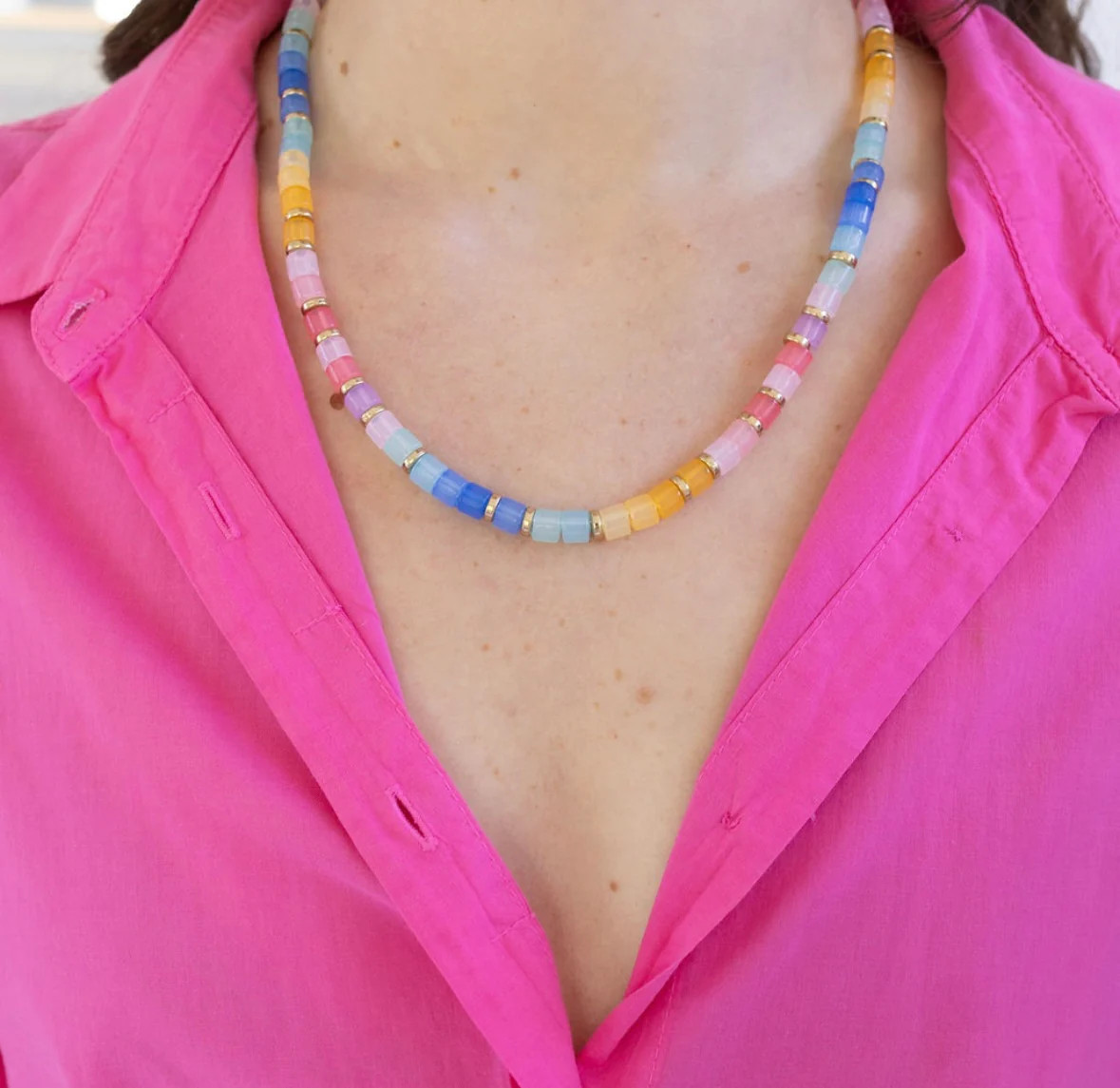 Icy Fruit Slush Resin Necklace | Erin McDermott Jewelry